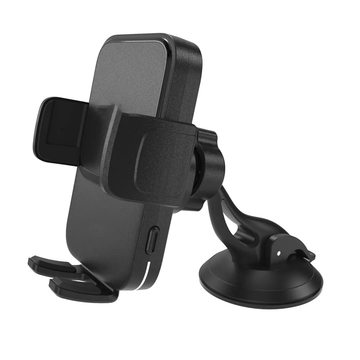 3-in-1 Qi 10W Fast Wireless Charging Auto Clamp Car Phone Holder