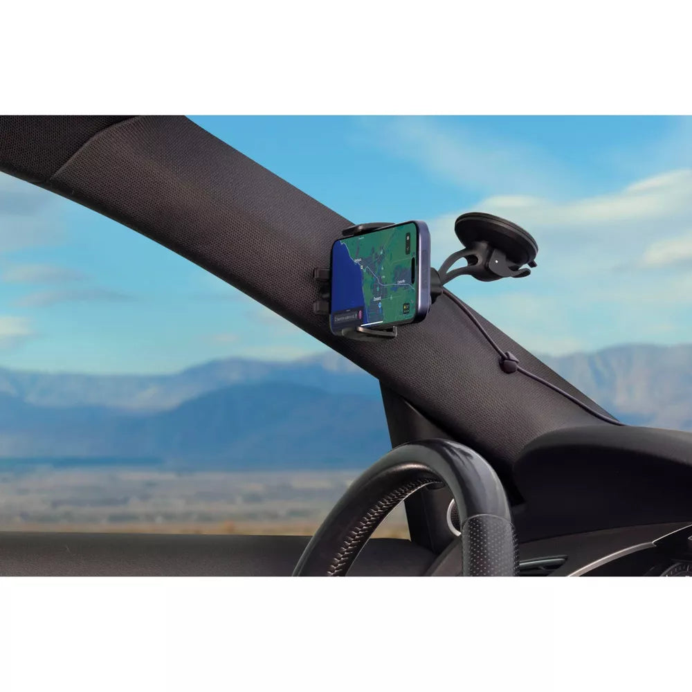 3-in-1 Qi 10W Fast Wireless Charging Auto Clamp Car Phone Holder
